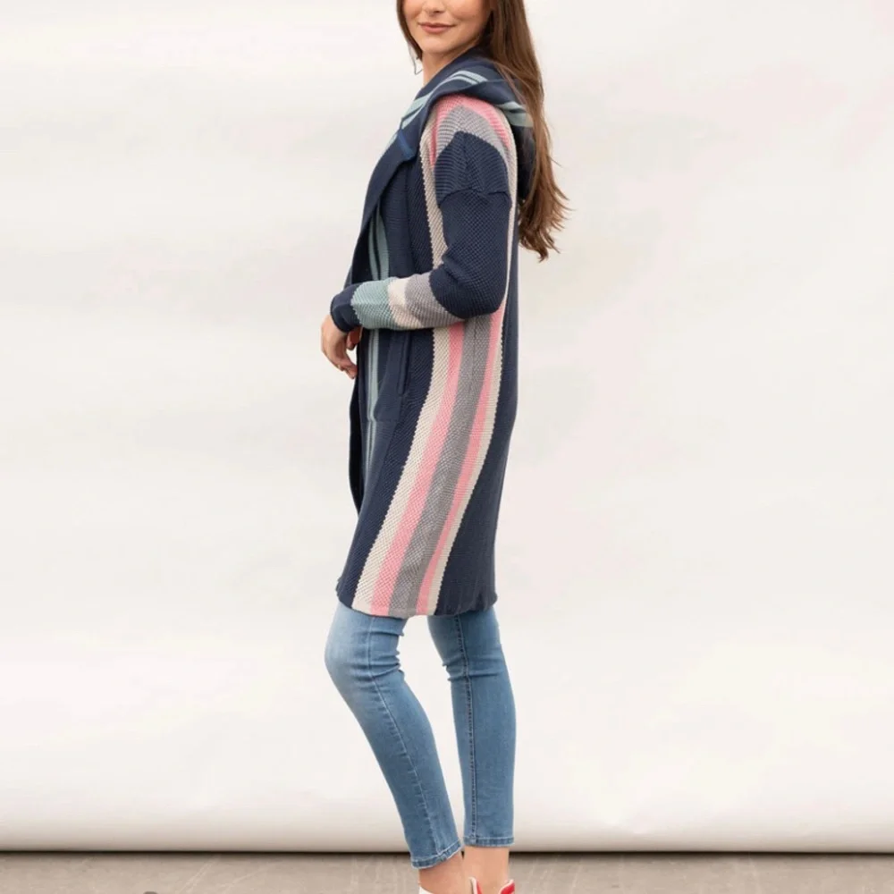Evy’s Tree Rory In Navy Multicolor  NWT - Picture 3 of 6